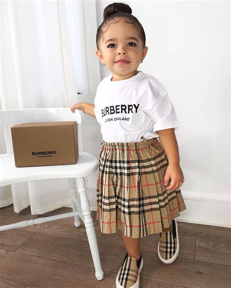 kids burberry girls shirts